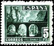 Spain 1948 Tren 5 PTS Verde Edifil 1038. 1038. Subida por susofe